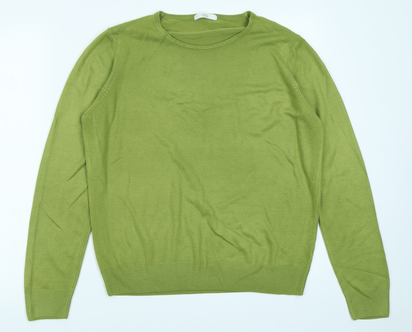 Marks & spencer Womens Green   Pullover Jumper Size 14