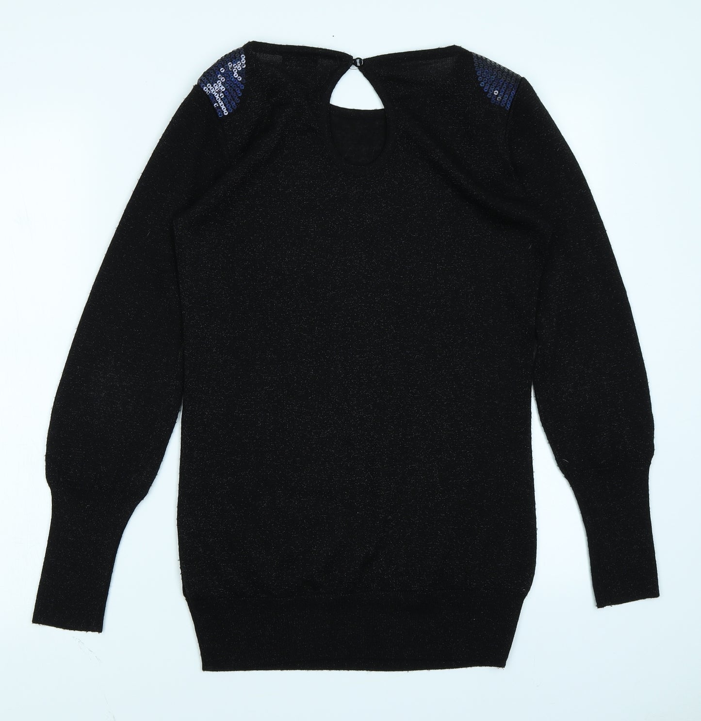F&F Womens Black   Pullover Jumper Size 10