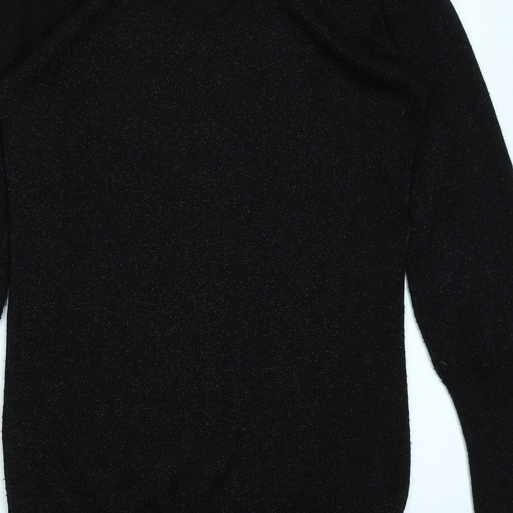 F&F Womens Black   Pullover Jumper Size 10