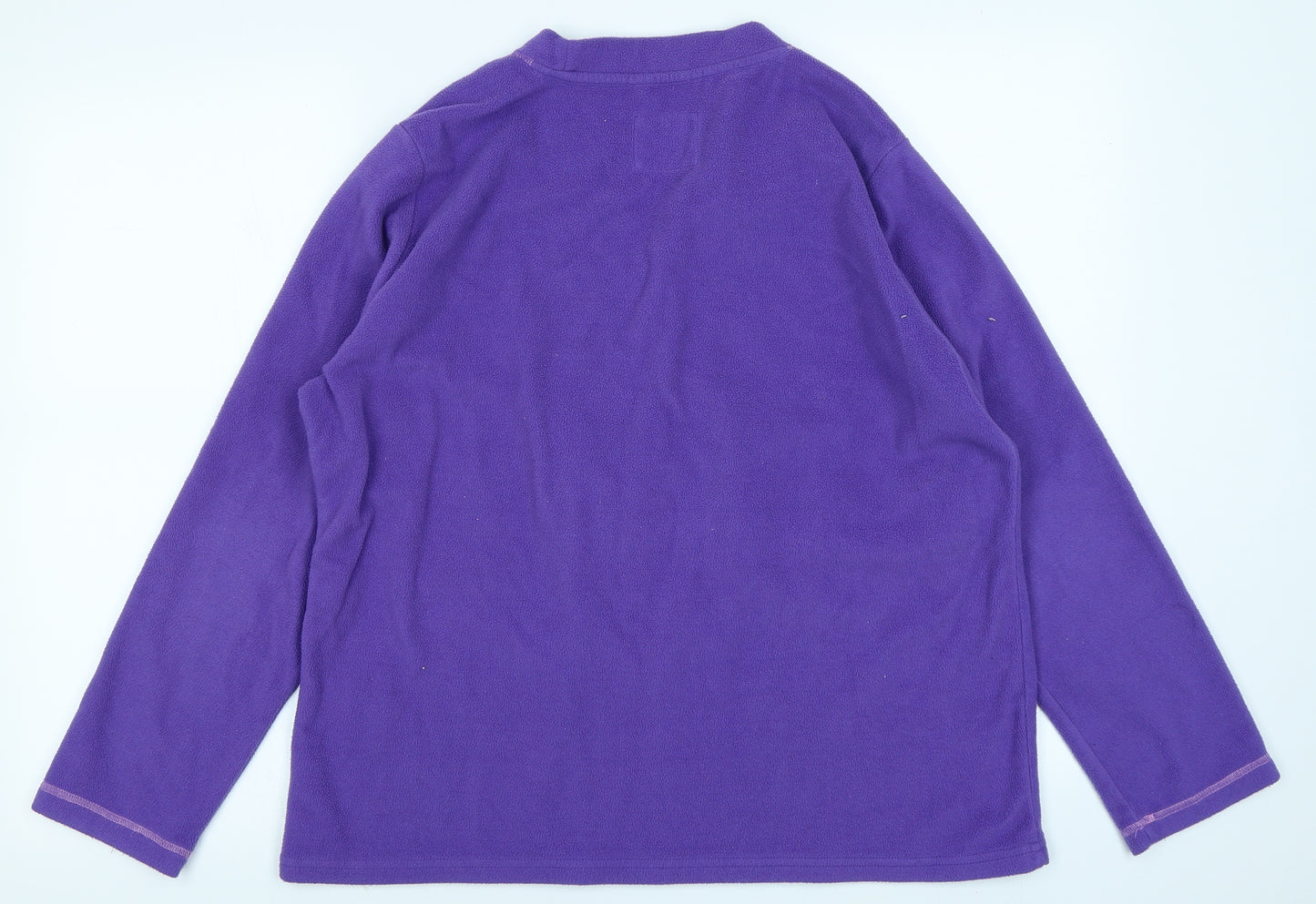 BM Womens Purple Solid  Top Pyjama Top Size 16