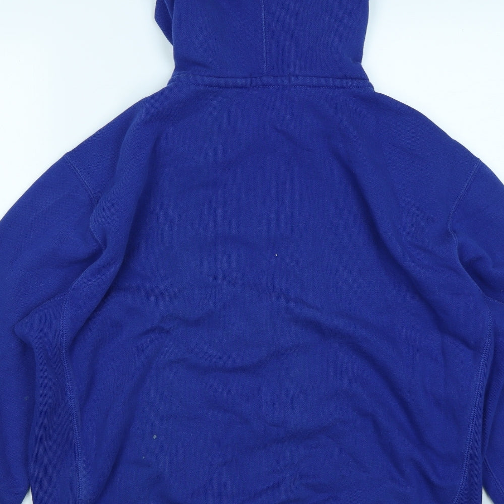 Polo Mens Blue   Full Zip Hoodie Size L