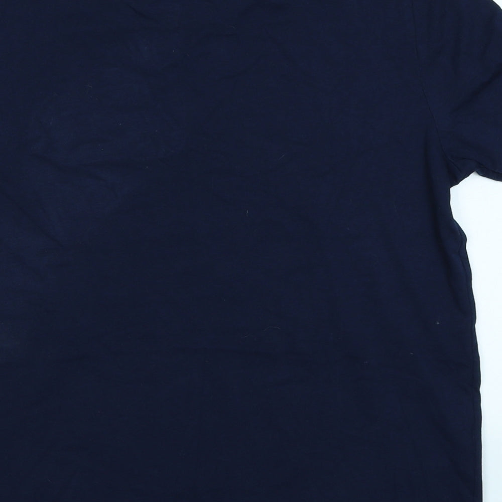 M&S Collection Womens Blue   Basic T-Shirt Size 12