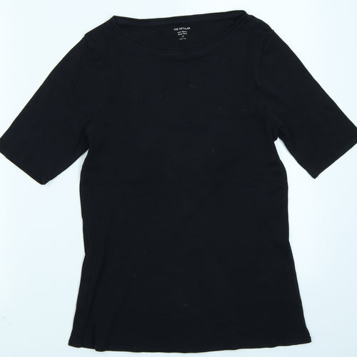 M&S Collection Womens Black   Basic T-Shirt Size 12
