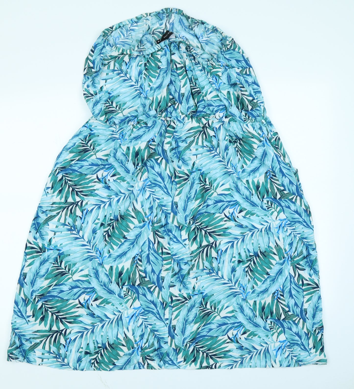 New Look Womens Blue Floral  A-Line  Size 16