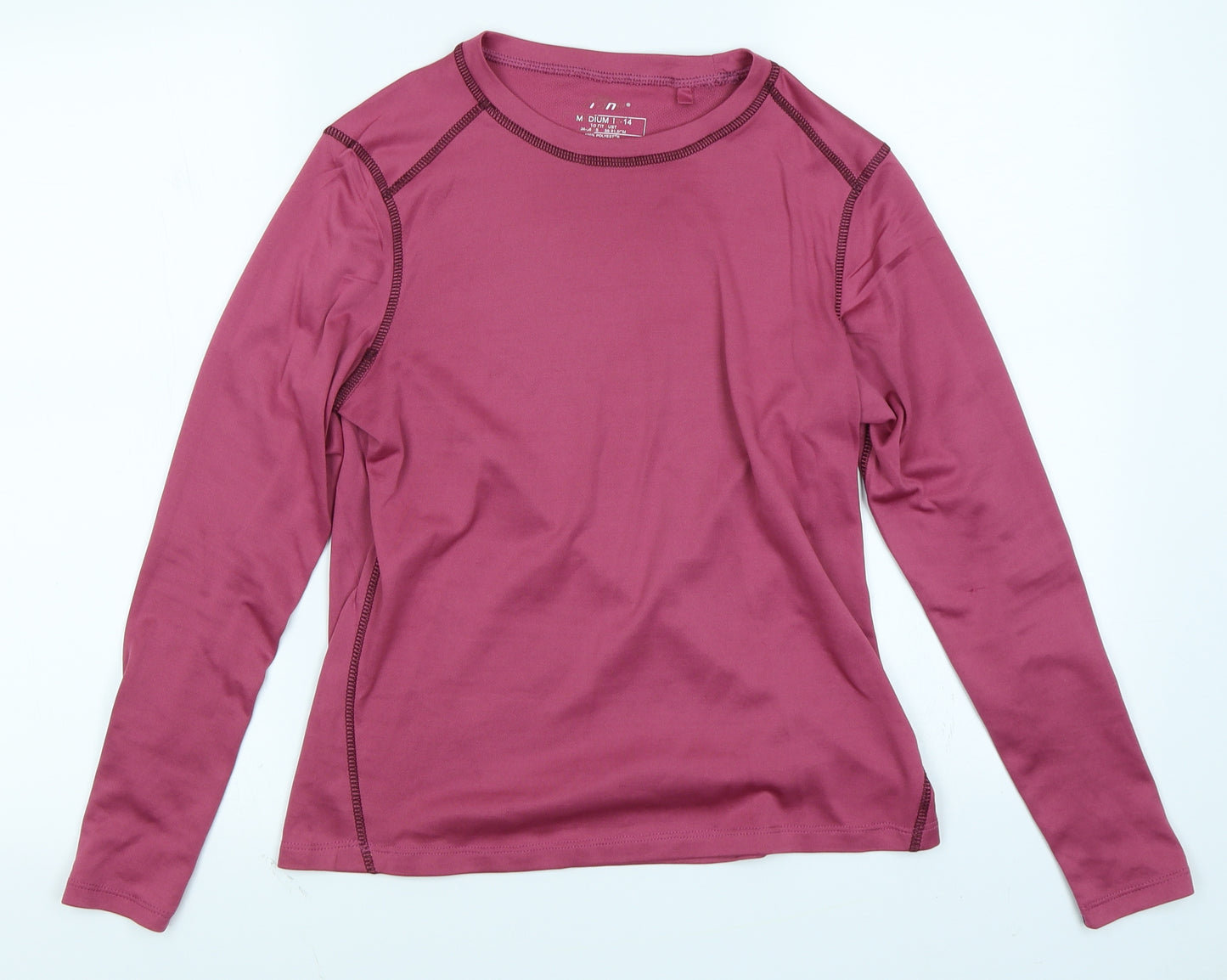 Crane Womens Pink   Basic T-Shirt Size 14