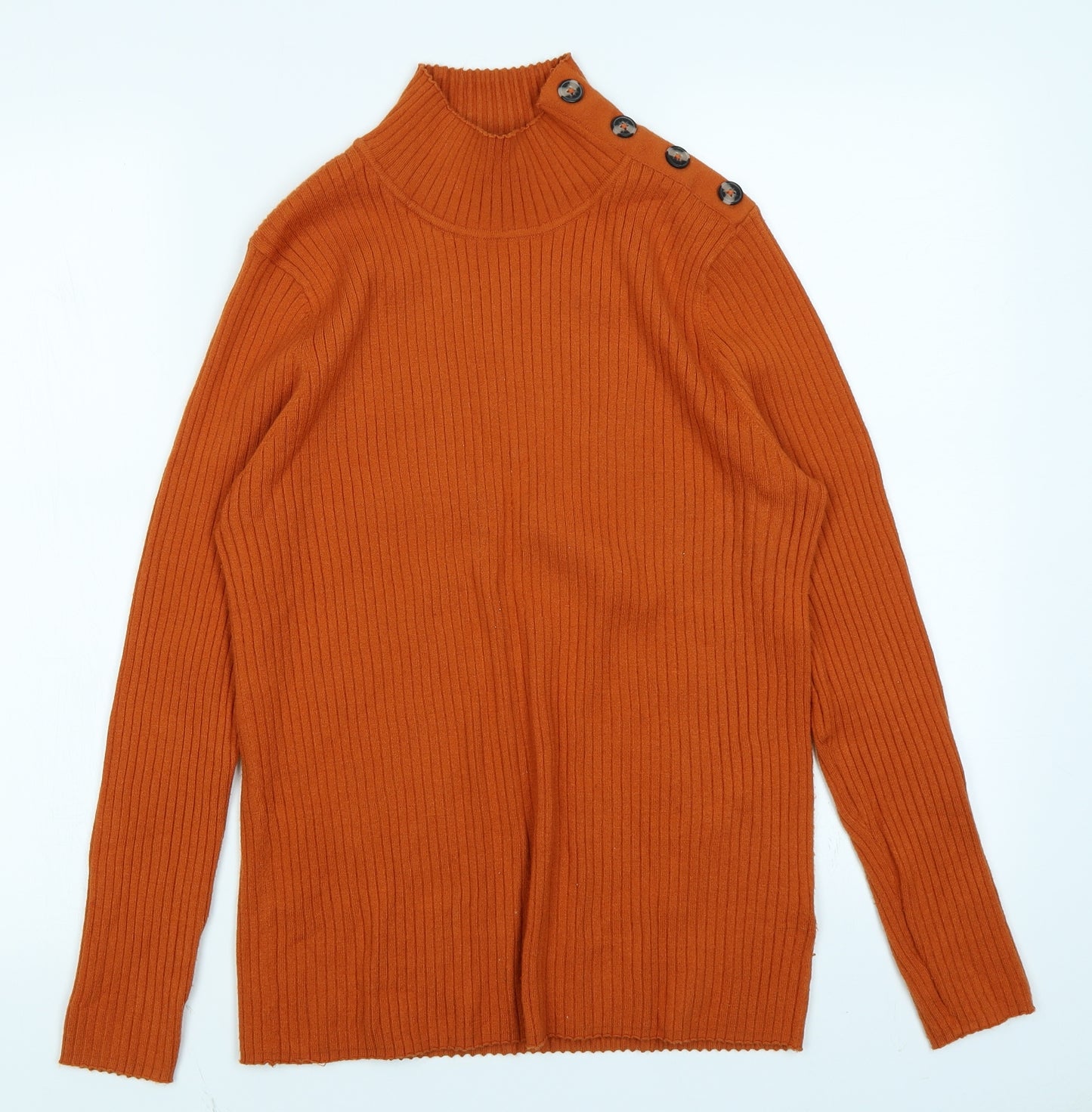 TU Womens Orange   Pullover Jumper Size 16