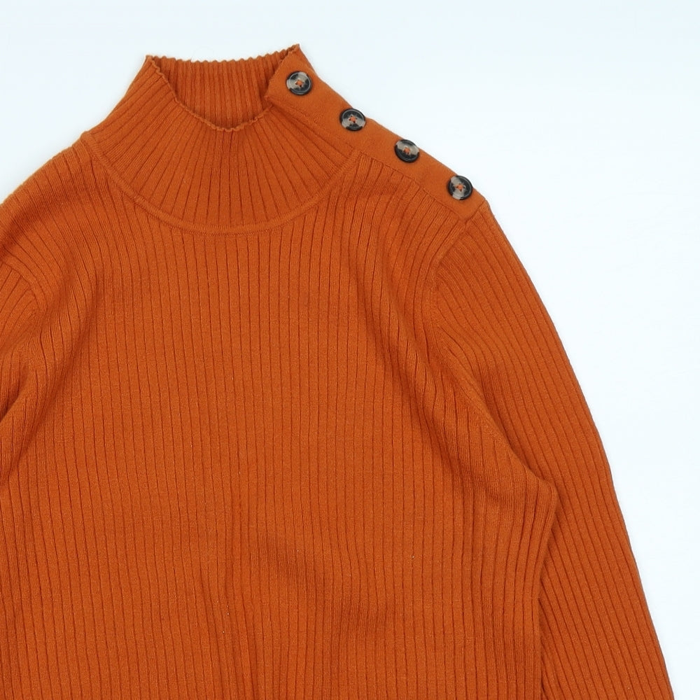 TU Womens Orange   Pullover Jumper Size 16