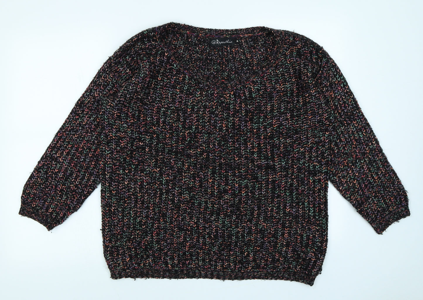 Republic Womens Black   Pullover Jumper Size 10