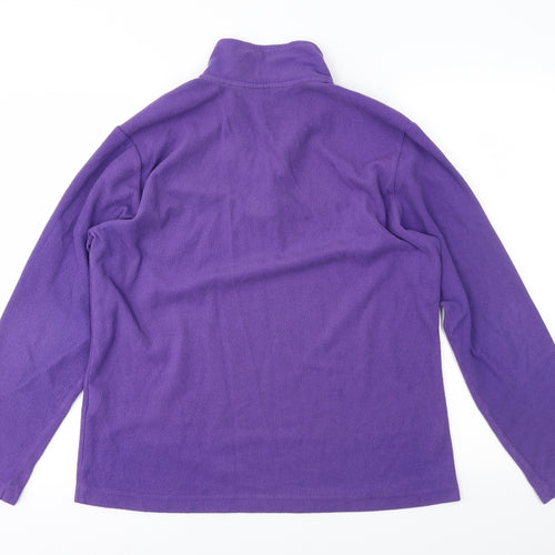 Hi Gear Womens Purple  Fleece Jacket  Size 14