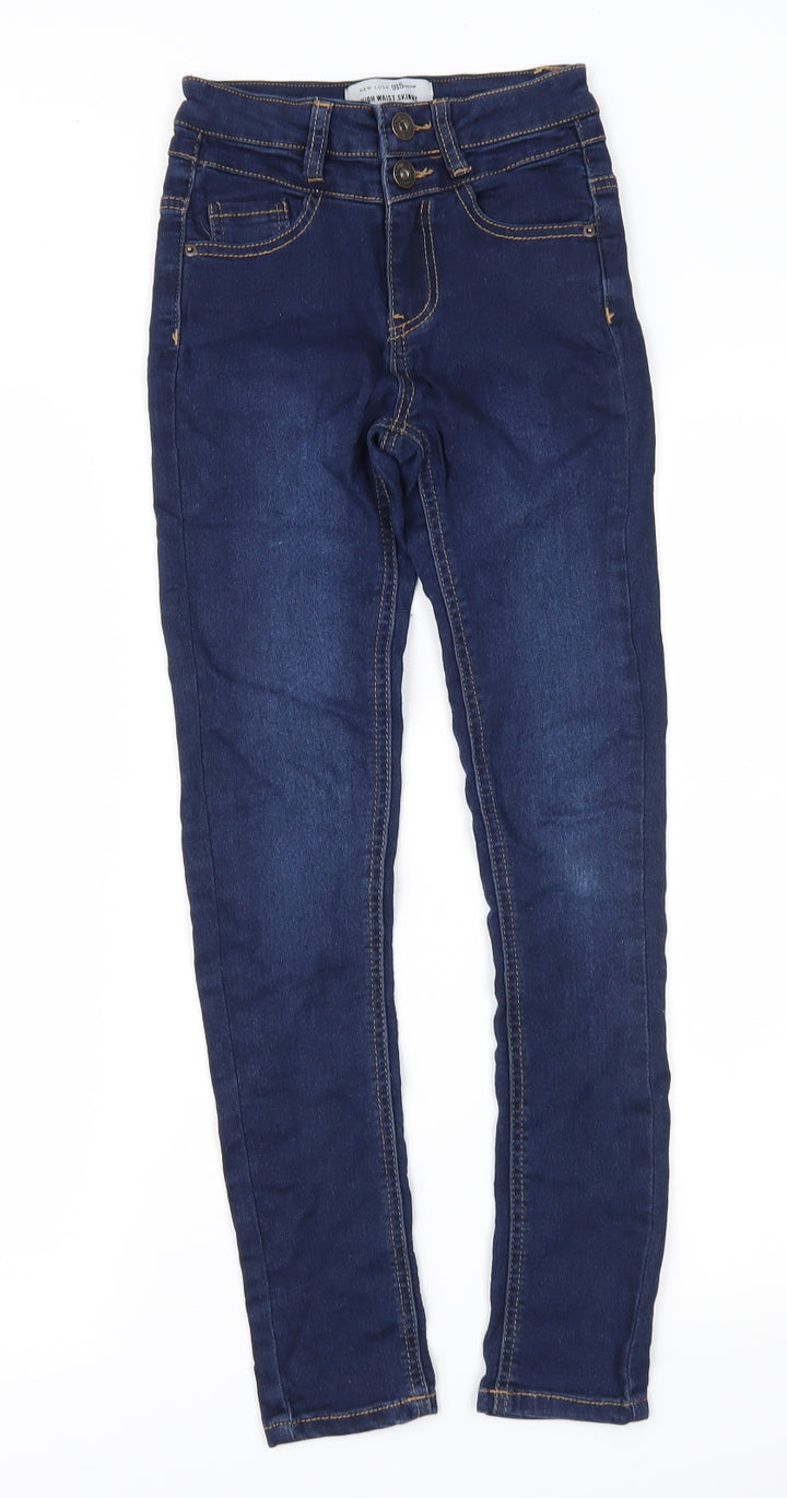 New Look Girls Blue  Denim Skinny Jeans Size 9 Years