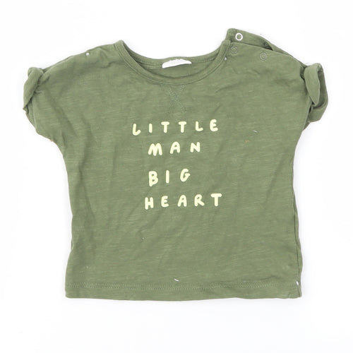NEXT Boys Green   Basic T-Shirt Size 0-3 Months