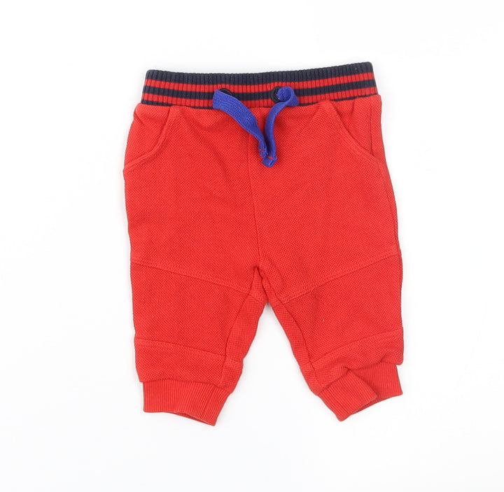 TU Baby Red   Jogger Trousers Size 0-3 Months
