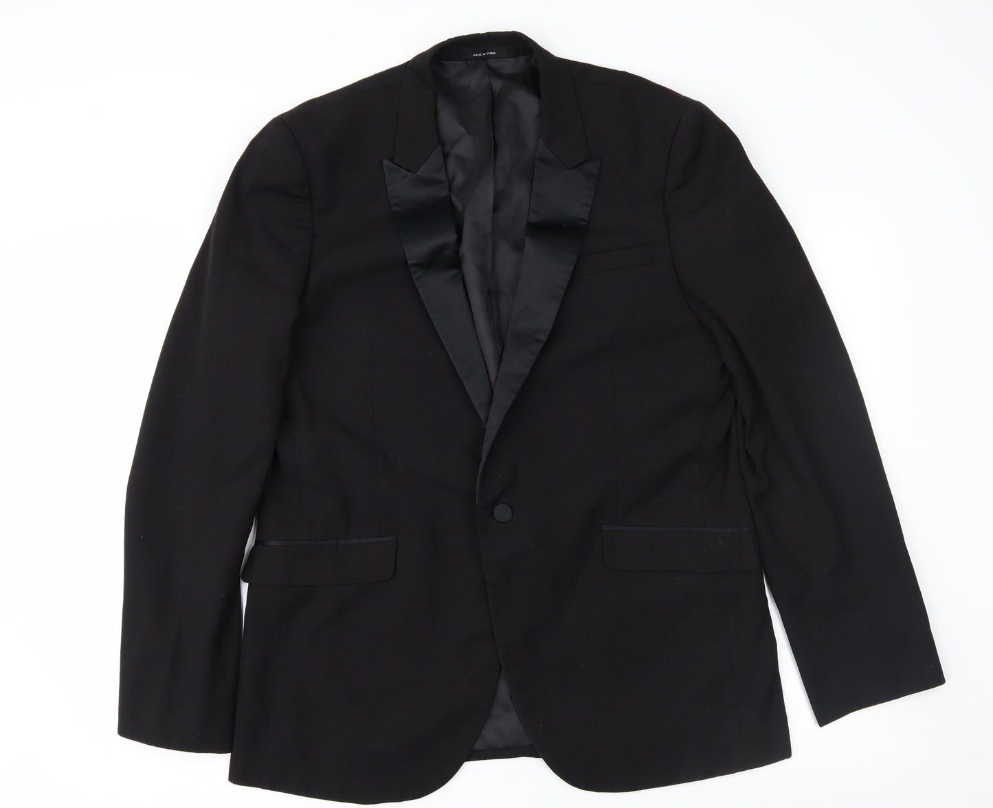 Cedar Wood State Mens Black   Tuxedo Suit Jacket Size 42