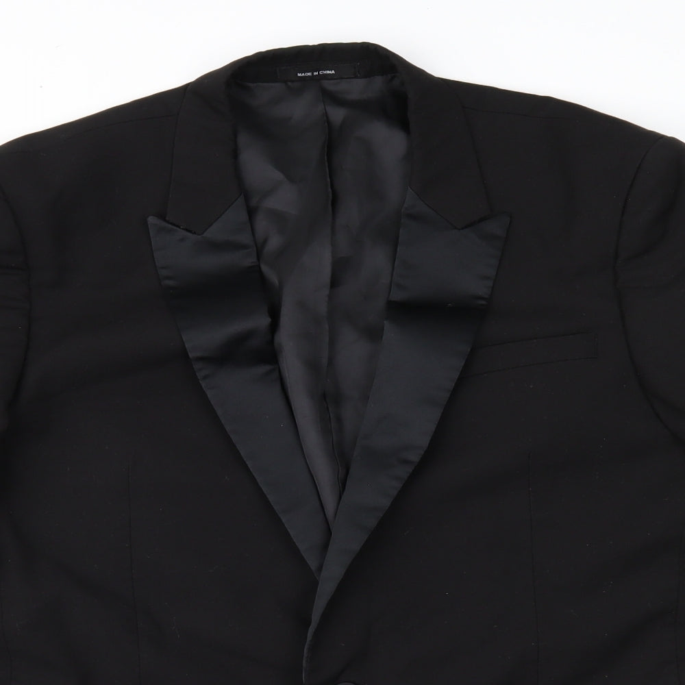 Cedar Wood State Mens Black   Tuxedo Suit Jacket Size 42