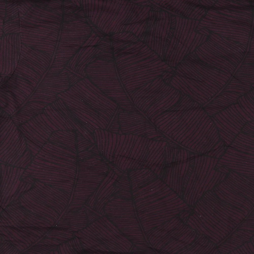 F&F Mens Purple Geometric   Polo Size XL