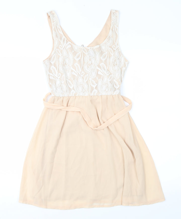 Club L Womens Pink Fit & Flare Size 8
