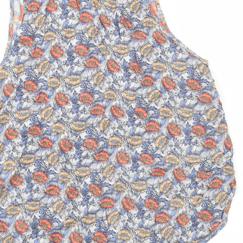 H&M Womens Multicoloured Floral  Basic Blouse Size 10
