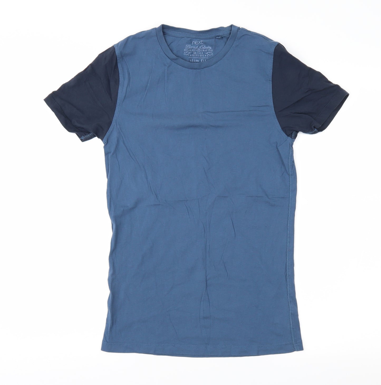 NEXT Mens Blue    T-Shirt Size XS