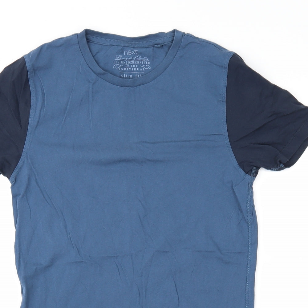 NEXT Mens Blue    T-Shirt Size XS