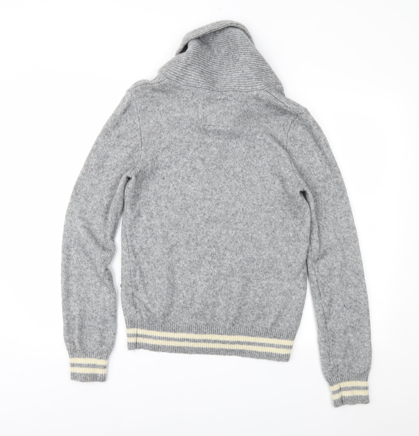 Abercrombie & Fitch Mens Grey   Pullover Jumper Size S