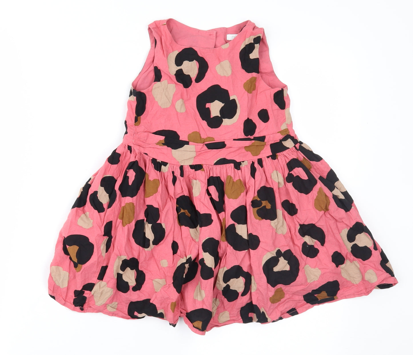 NEXT Girls Pink Geometric  Fit & Flare  Size 3-4 Years
