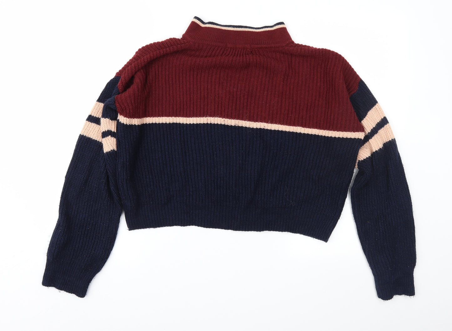 Urban Outfitters Womens Blue Striped  Pullover Jumper Size S