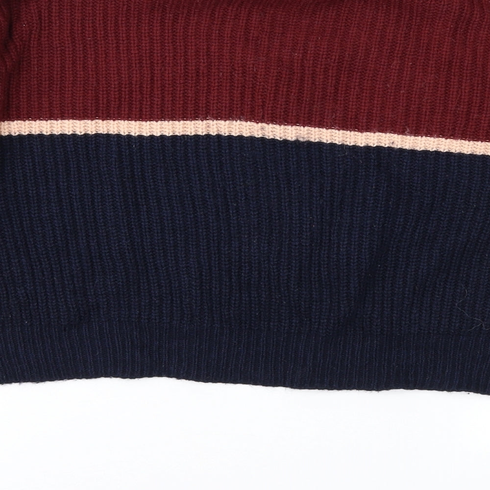Urban Outfitters Womens Blue Striped  Pullover Jumper Size S