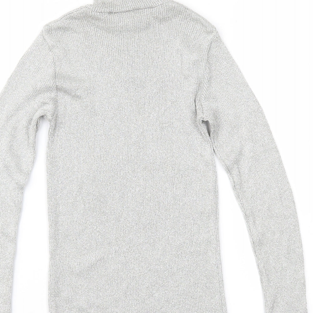 Onyx Womens Silver   Pullover Jumper One Size