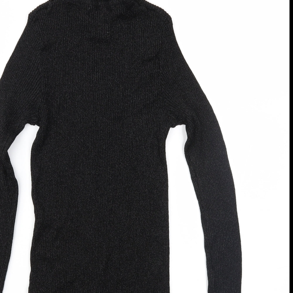 Wallis Womens Black   Pullover Jumper Size 12
