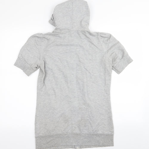 New Look Womens Grey   Full Zip Jumper Size 12