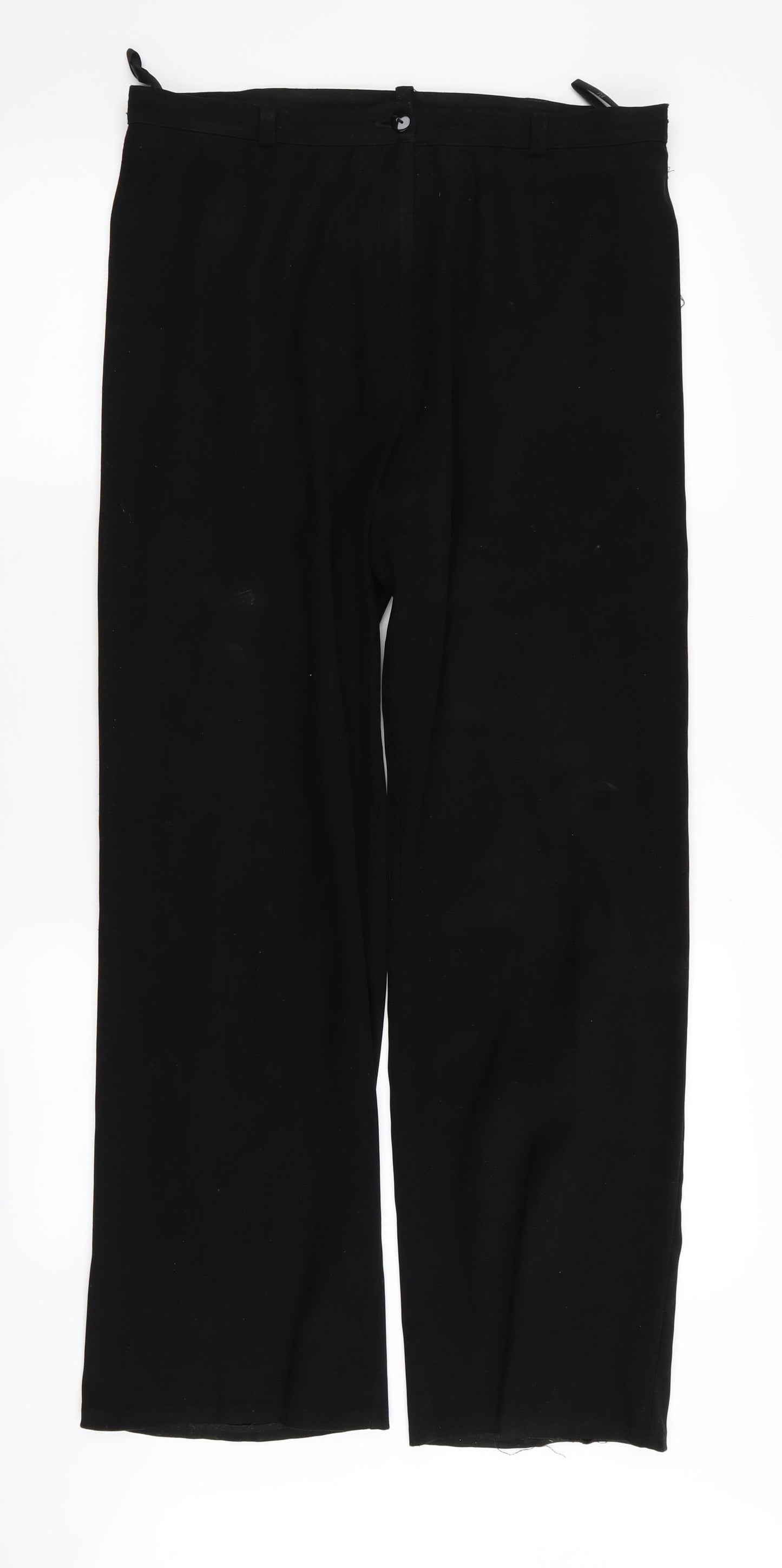 BHS Womens Black   Trousers  Size 16 L30 in