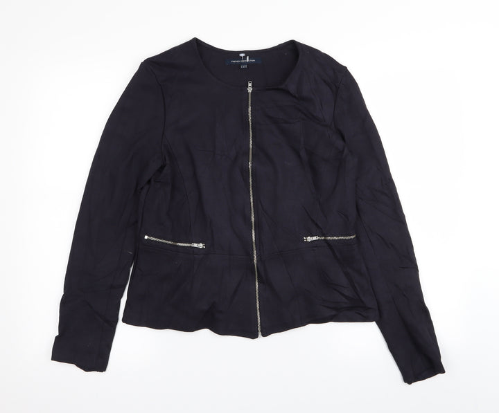 French Connection Womens Blue Jacket Size 12