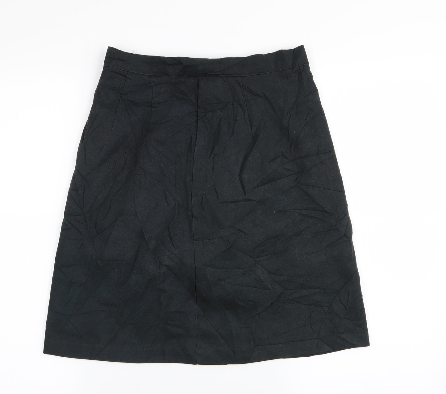 Preworn Womens Black   A-Line Skirt Size 26 in