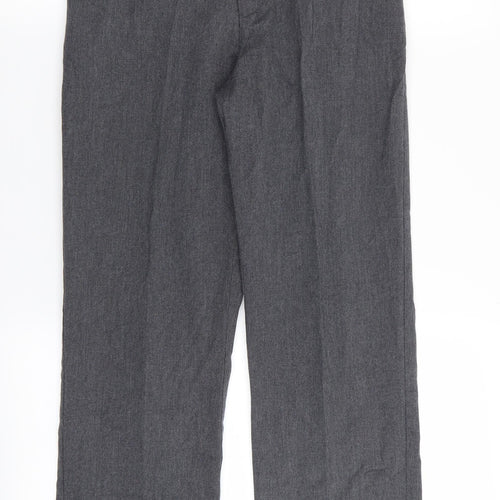 Asda George Boys Grey   Chino Trousers Size 12-13 Years - school trousers