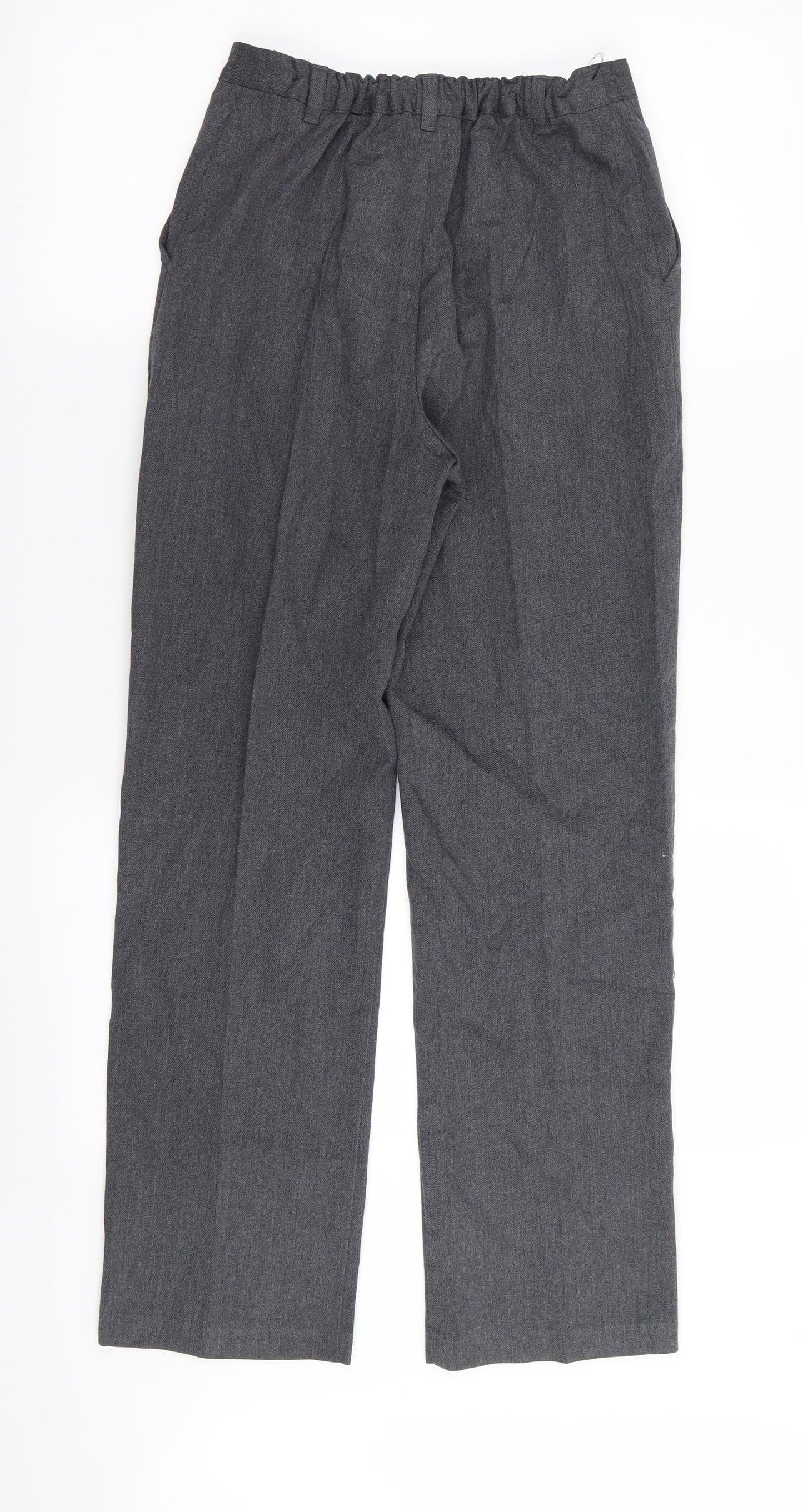 Asda George Boys Grey   Chino Trousers Size 12-13 Years - school trousers