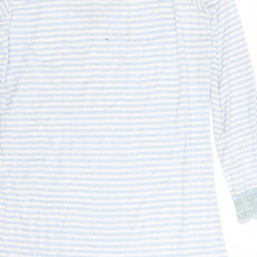 M&S Womens Blue Striped  Top Dress Size 12