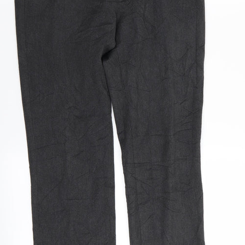 M&S Womens Grey   Trousers  Size 8 L27 in