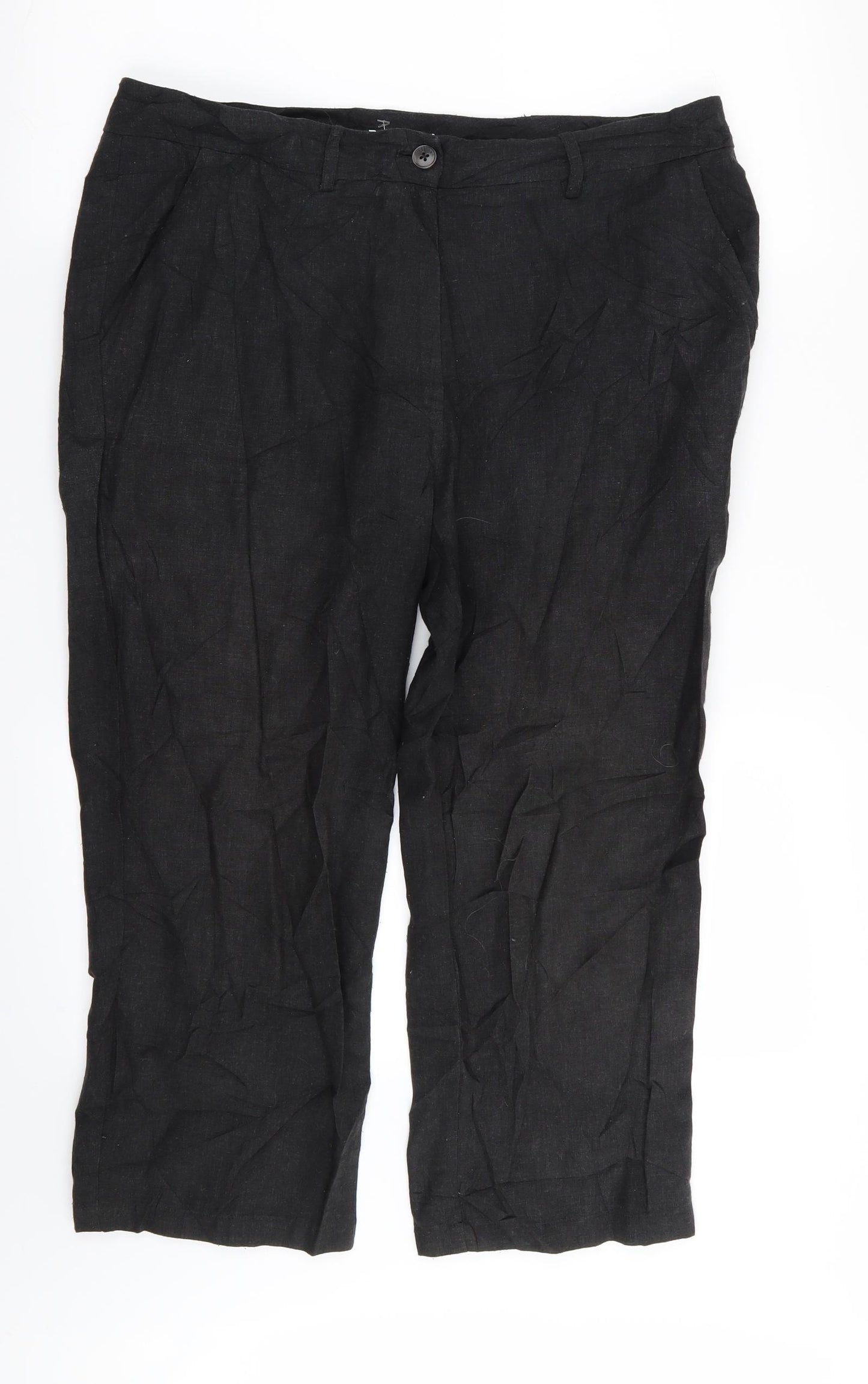 Rohan Womens Black   Capri Trousers Size 14 L23 in