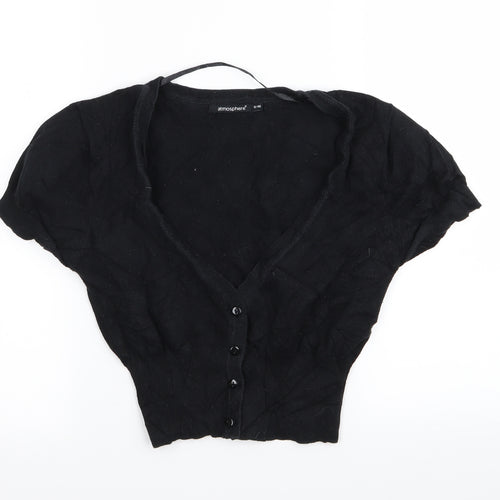 Primark Womens Black   Cardigan Jumper Size 12