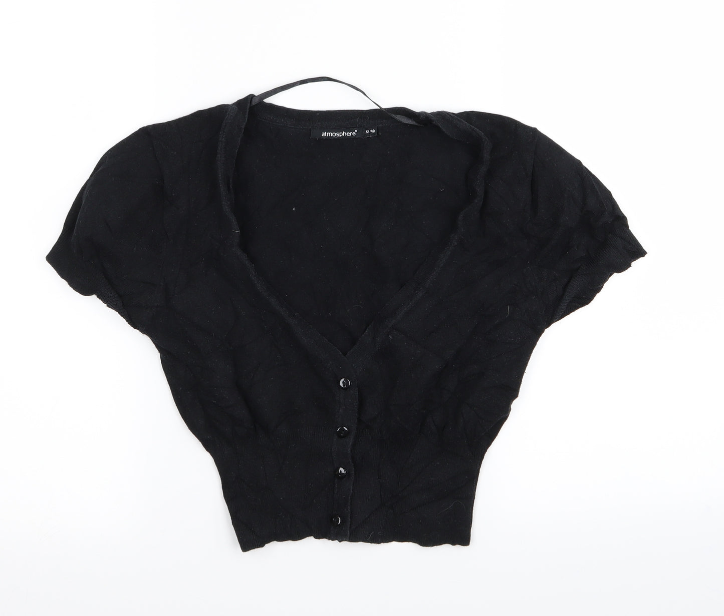 Primark Womens Black   Cardigan Jumper Size 12