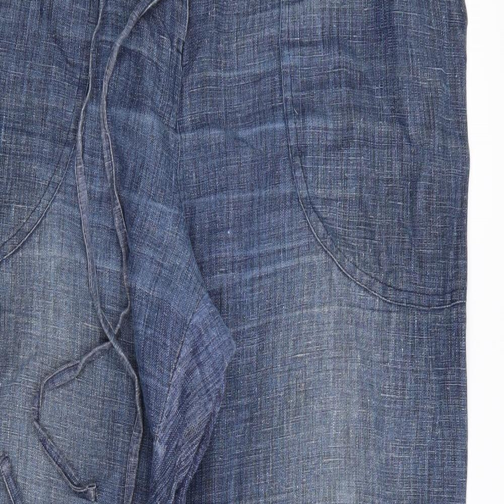 Monsoon Womens Blue   Trousers  Size 16 L30 in