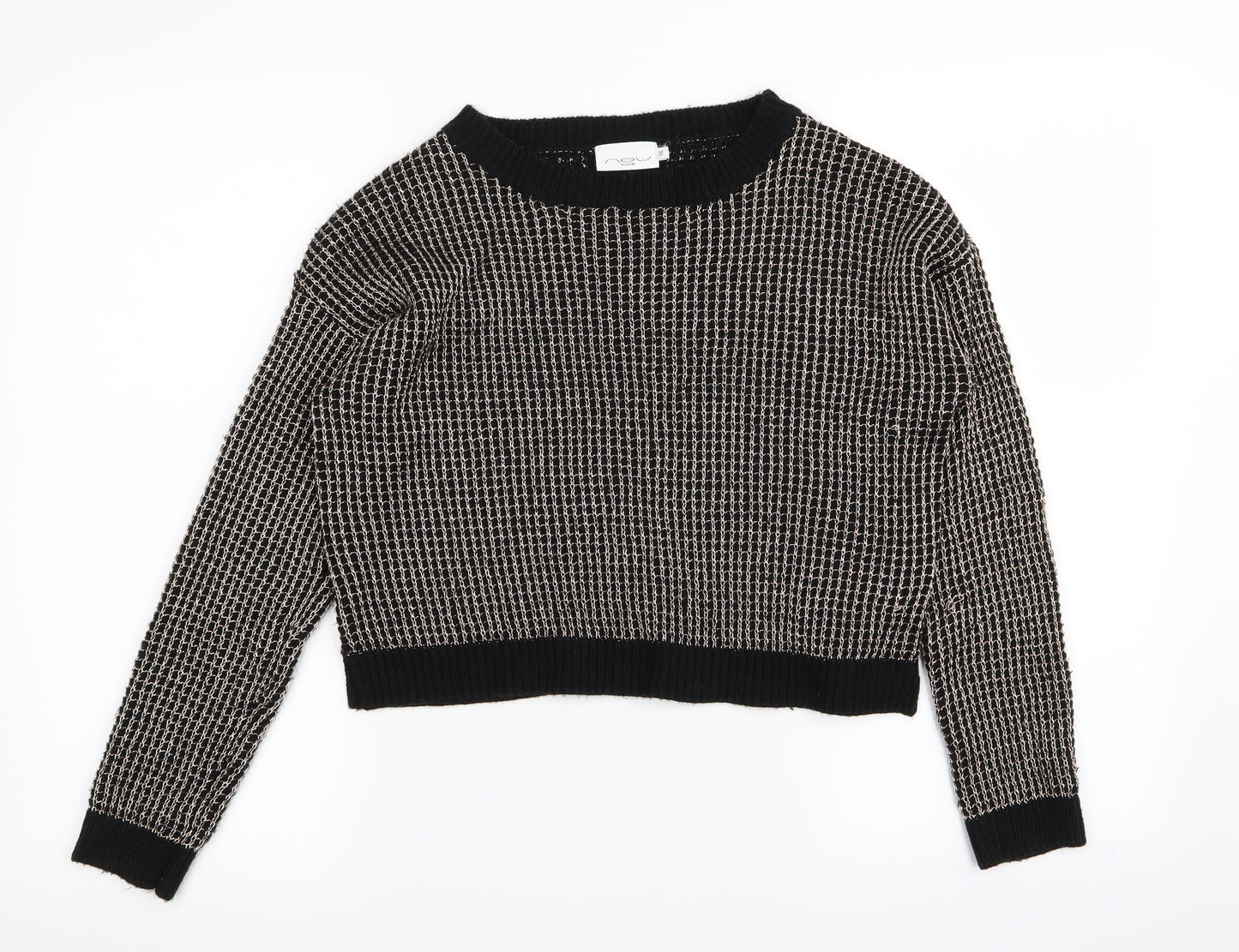 New Look Womens Black   Pullover Jumper Size 10