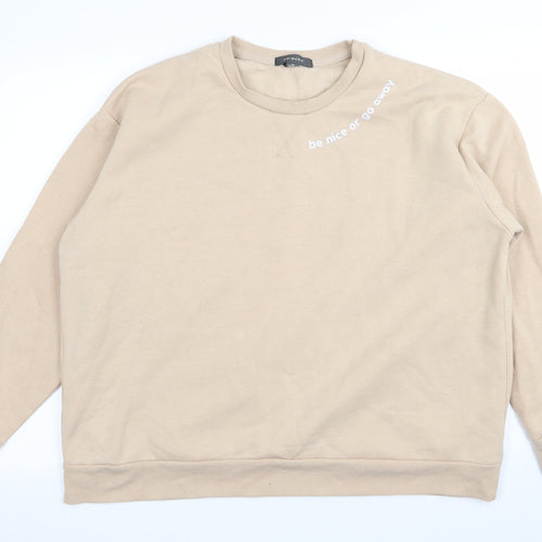 Primark Womens Beige   Pullover Jumper Size 18