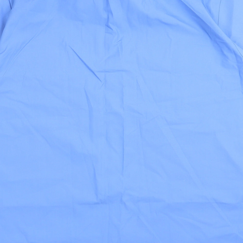 disley Mens Blue    Dress Shirt Size 17