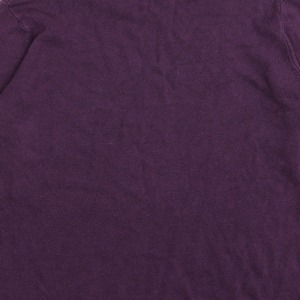 Papaya Womens Purple   Basic T-Shirt Size 16
