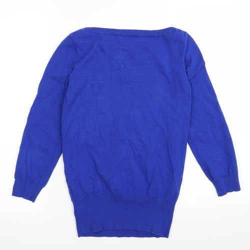 Oasis Womens Blue   Basic T-Shirt Size XS
