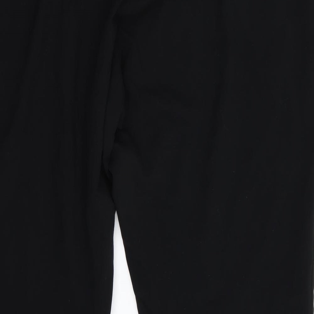 M&S Womens Black   Trousers  Size 20 L28 in
