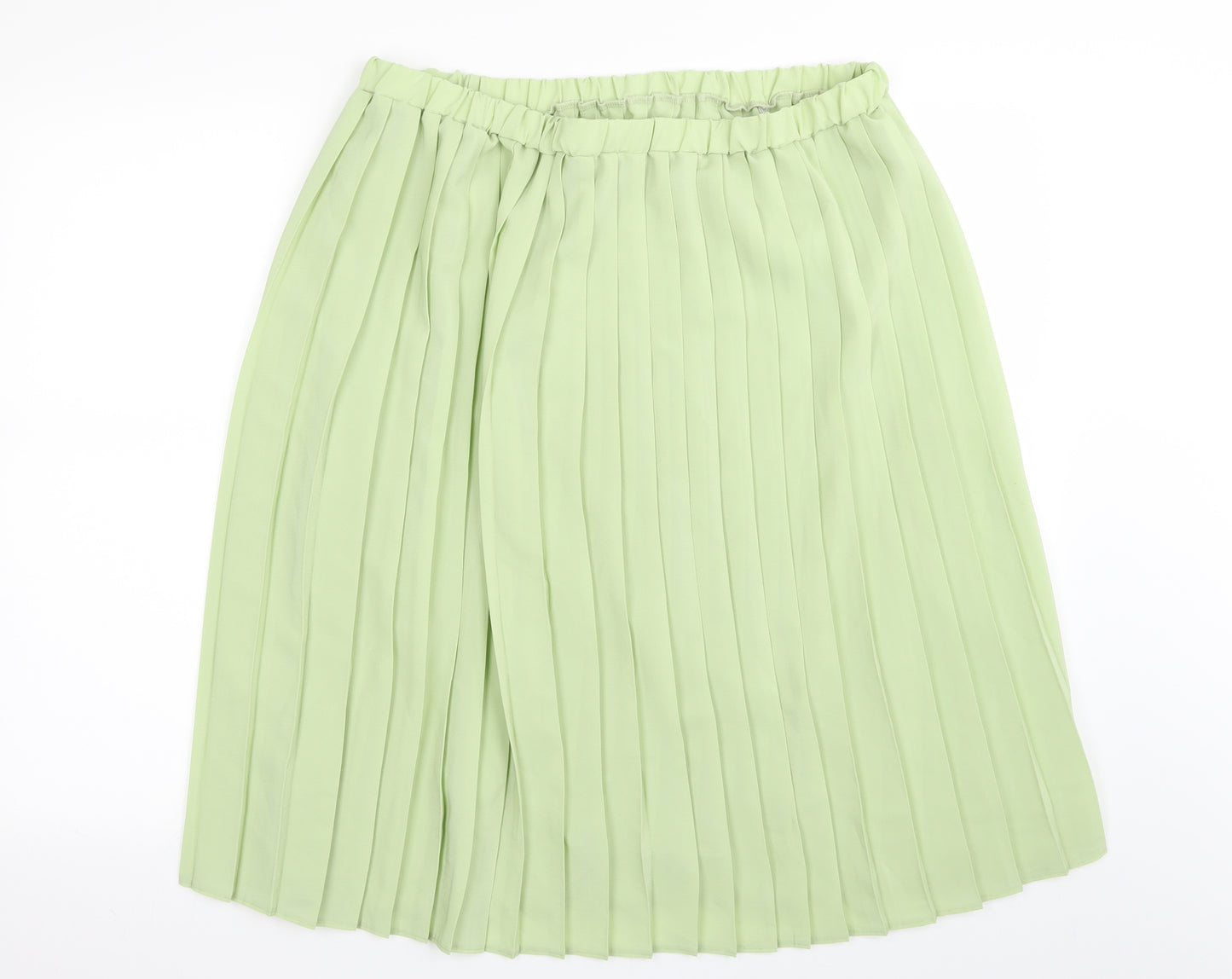 Classics Womens Green   Pleated Skirt Size 20  - Stretch waistband