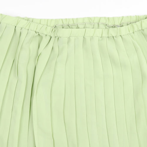 Classics Womens Green   Pleated Skirt Size 20  - Stretch waistband