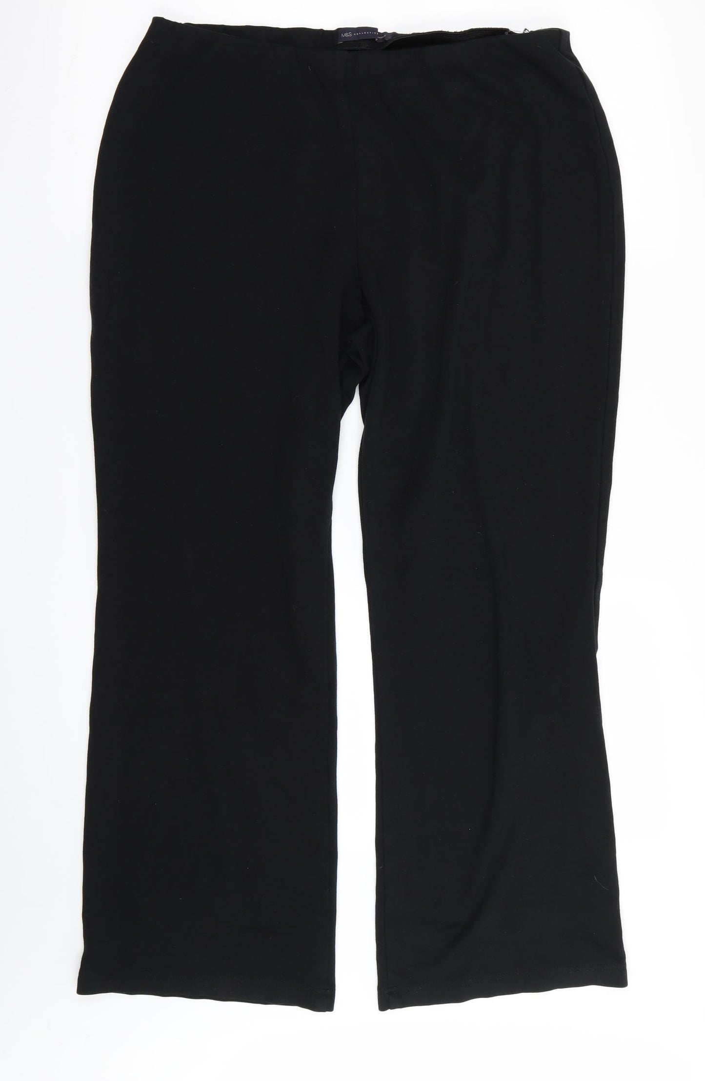 M&S Womens Black   Jegging Leggings Size 16  - Stretch waistband/legging